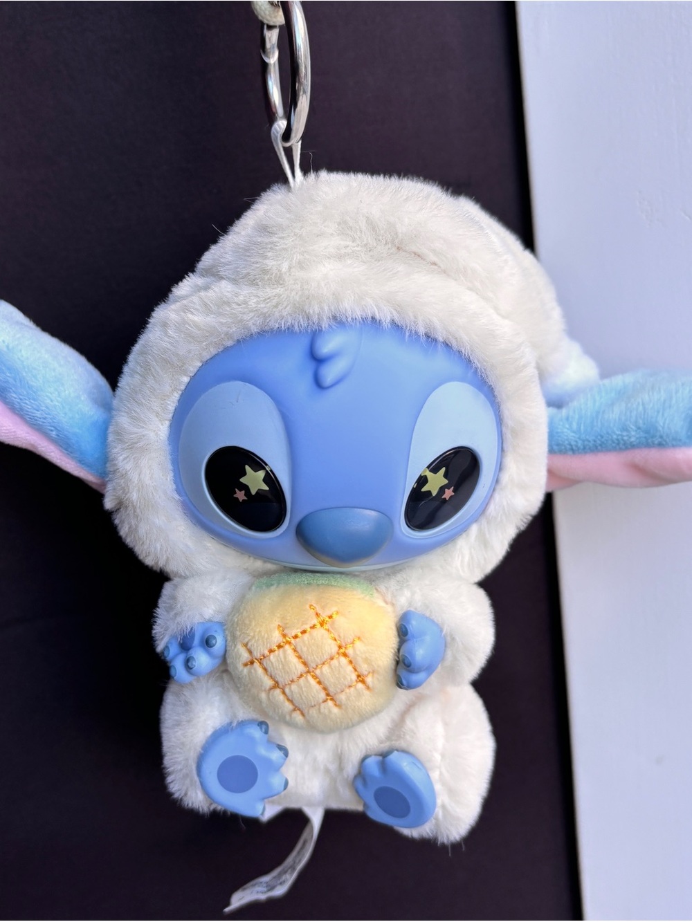 MINISO Stitch Eat Something Before Sleep Blind Box Sour Pineapple Keychain